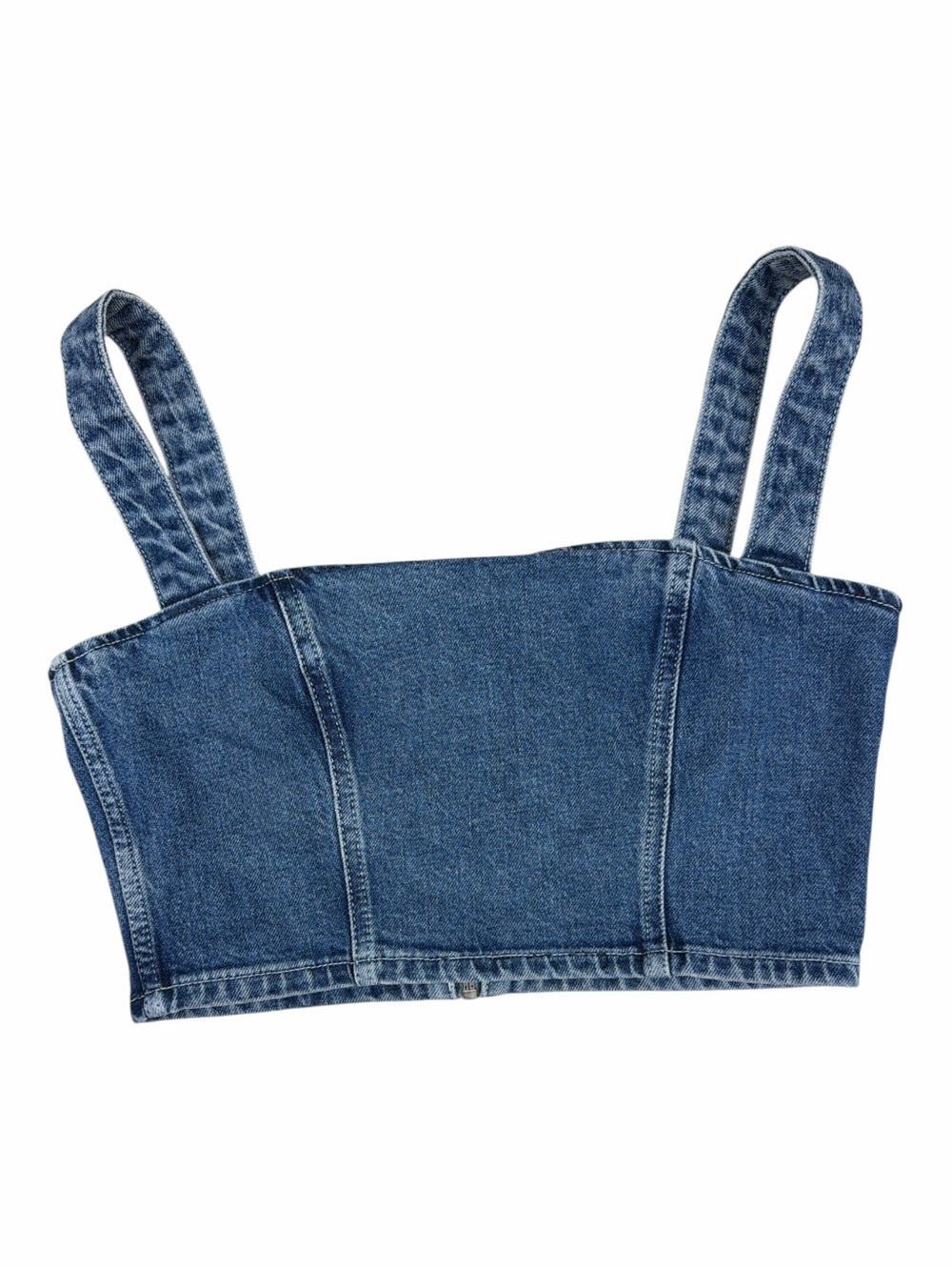 Reformation Sunny Denim Crop Top